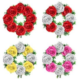 73-779 Στεφάνι Τριαντάφυλλα 40cm