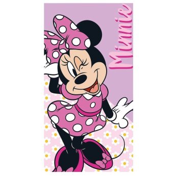 42-3253 Πετσέτα Θαλάσσης Microfiber Minnie Ροζ 140x70cm
