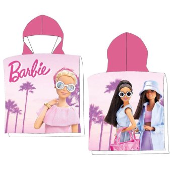 42-3234 Πετσέτα Θαλάσσης Ποντσο Microfiber Barbie 100x50cm