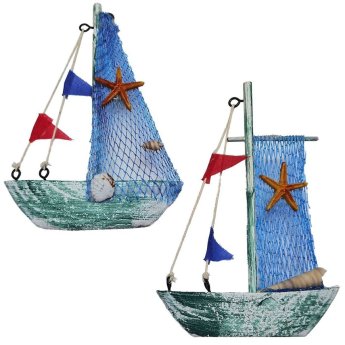 12-2014 Ψαρόβαρκα Ξύλινη 15x11.5cm