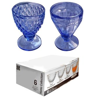 80-1932 Μπωλ Κολωνάτα Χρωματιστά 6τεμ 13x9cm   220ml