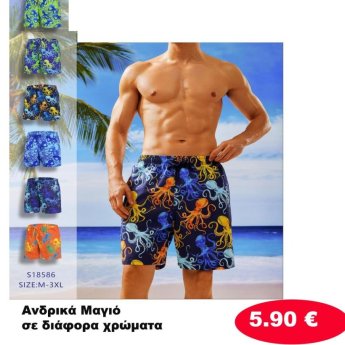 Ανδρικά Μαγιό  Διάφορα χρώματα