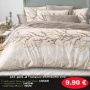 Σετ κρεβατοκάμαρας μονά 1 τμχ. 1 κατωσέντονο με λάστιχο 160Χ240-1 πανωσέντονο 160Χ240 και 1 μαξιλαροθήκη 50Χ70 σε διάφορα χρώματα
