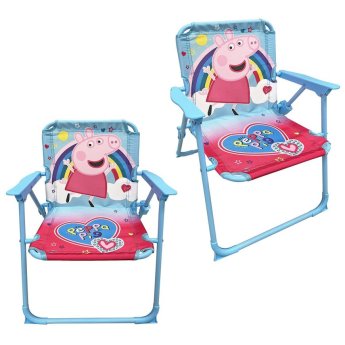 42-2961 Καρεκλάκι Μεταλλικό Αναδιπλωμένο Peppa pig 53x38x27cm