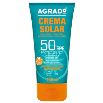 5-100 Αντηλιακή Κρέμα Προσώπου Αδιάβροχη Agrado Spf50 100ml