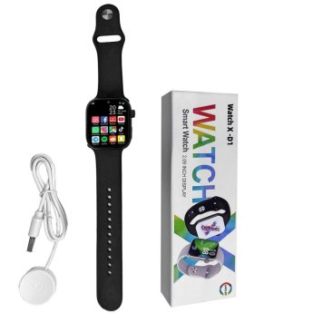20-1412 Ρολόι Smartwatch Μαύρο