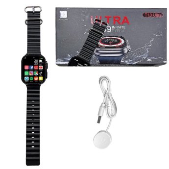 20-1410 Ρολόι Smartwatch Λουράκι Μαύρο