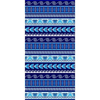 34233 ΠΕΤΣΕΤΑ ETHNIC ΜΠΛΕ ΣΧΕΔΙΟ -75Χ150ΕΚ