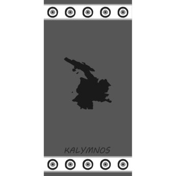 34138 ΠΕΤΣΕΤΑ PESTEMAL ΚΑΛΥΜΝΟΣ ΜΠΛΕ -90Χ180ΕΚ