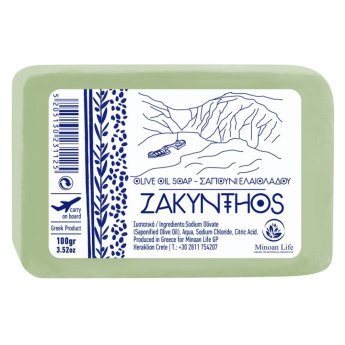 23112 ΣΑΠΟΥΝΙ ΕΛΑΙΟΛΑΔΟΥ ΖΑΚΥΝΘΟΣ ΦΥΣΙΚΟ 100gr -