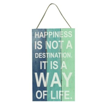31645 ΠΙΝΑΚΑΣ ΞΥΛ.  HAPPINESS  -30Χ50ΕΚ
