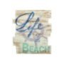42115 ΠΙΝΑΚΑΣ ΞΥΛ.  LIFE AT THE BEACH -44Χ50Χ2.5ΕΚ