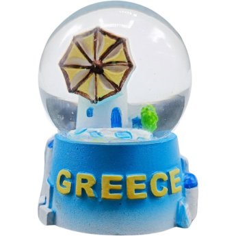 31593 ΓΥΑΛΙΝΗ ΜΠΑΛΑ ΑΝΕΜΟΜΥΛΟΣ GREECE -6ΕΚ -