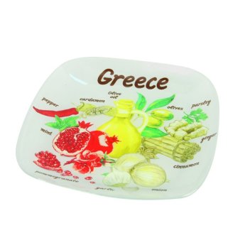 30007 ΠΙΑΤΕΛΑ ΓΥΑΛΙΝΗ ΔΙΑΦ.ΦΡΟΥΤΑ -20X20X2ΕΚ -