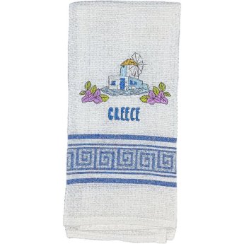 36337 ΠΟΤΗΡΟΠΑΝΟ ΜΕ ΑΝΕΜΟΜΥΛΟ GREECE ΜΠΛΕ -40Χ60ΕΚ -