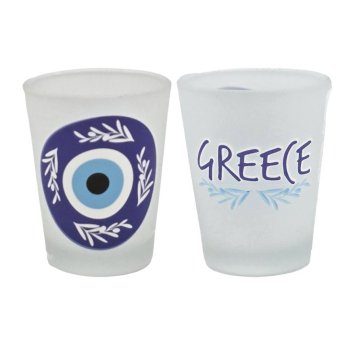 60322 ΣΦΗΝΟΠΟΤΗΡΟ ΜΕ ΜΑΤΙ GREECE FROSTED -5Χ3.6Χ6ΕΚ -