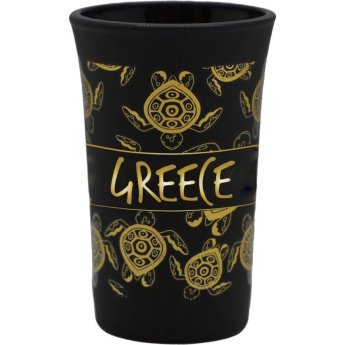 60204 ΣΦΗΝΟΠΟΤΗΡΟ ΜΕ ΧΕΛΩΝΙΤΣΕΣ GREECE ΜΑΥΡΟ-ΧΡΥΣΟ -5Χ3.6Χ6ΕΚ -