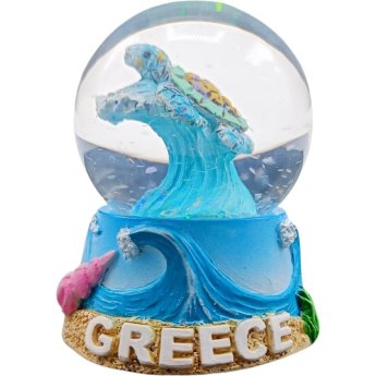31599 ΓΥΑΛΙΝΗ ΜΠΑΛΑ ΧΕΛΩΝΑ GREECE -6ΕΚ -