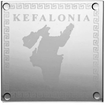 60649 ΣΟΥΒΕΡ ΓΥΑΛΙΝΟ ΧΑΡΤΗΣ ΜΑΙΑΝΔΡΟΣ -KEFALONIA- ΣΕΤ4 9ΕΚ