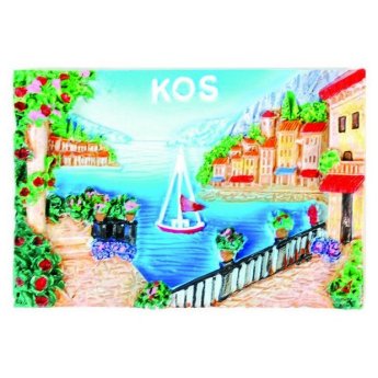 28172 ΜΑΓΝΗΤΑΚΙ ΜΕ ΘΕΑ ΜΕ ΒΑΡΚΑ KOS -7.5Χ5.5ΕΚ -