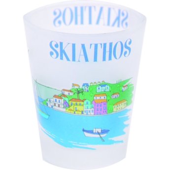 60171 ΣΦΗΝΟΠΟΤΗΡΟ SKIATHOS FROSTED -5Χ3.6Χ6ΕΚ -