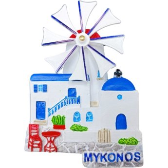 29814 ΜΑΓΝΗΤΑΚΙ ΜΕ ΑΝΕΜΟΜΥΛΟ ΜΥΚΟΝΟΣ -