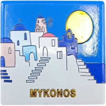 21081 ΜΑΓΝΗΤΑΚΙ ΤΟΠΙΟ ΜΥΚΟΝΟΣ -7.5Χ7.5ΕΚ -