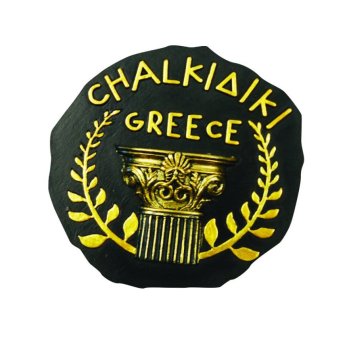 29755 ΜΑΓΝΗΤΑΚΙ ΚΙΟΝΑΣ CHALKIDIKI -ΜΑΥΡΟ -