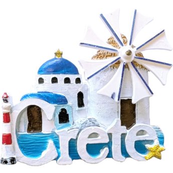 29328 ΜΑΓΝΗΤΑΚΙ ΜΕ ΑΝΕΜΟΜΥΛΟ ΚΑΙ ΕΚΚΛ. CRETE -