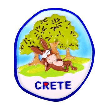 29517 ΜΑΓΝΗΤΑΚΙ ΣΤΡΟΓ. ΕΛΙΑ CRETE ΛΕΥΚΟ-