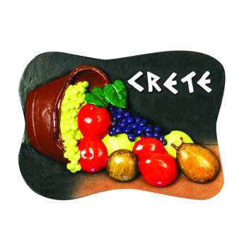 29710 ΜΑΓΝΗΤΑΚΙ ΦΡΟΥΤΑ CRETE -ΜΑΥΡΟ -