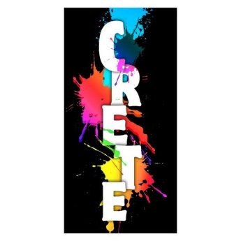 34552 ΠΕΤΣΕΤΑ ΘΑΛΑΣ. MICROFIBER -CRETE-70Χ140ΕΚ