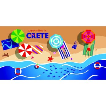 36213 ΠΕΤΣΕΤΑ ΘΑΛΑΣ. ΠΑΡΑΛΙΑ CRETE -75Χ150ΕΚ