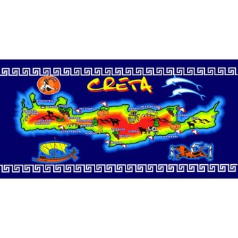 36161 ΠΕΤΣΕΤΑ ΜΠΛΕ-ΧΑΡΤΗΣ ΚΡΗΤΗΣ- 76Χ152ΕΚ