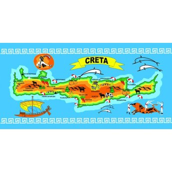 36202 ΠΕΤΣΕΤΑ ΠΡΟΣΩΠΟΥ -CRETA- 2 ΧΡΩΜ 12 ΑΣΟΡΤΙ 38Χ64ΕΚ