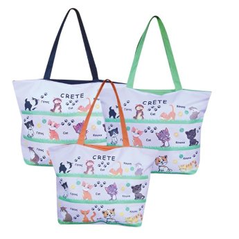 33865 ΤΣΑΝΤΑ ΘΑΛ. ΓΑΤΕΣ CRETE -46Χ53ΕΚ -3ΧΡΩΜ -