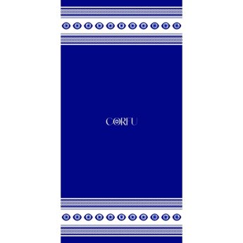 34838 ΠΕΤΣΕΤΑ PESTEMAL ΜΑΤΙ ΤΗΝΟΣ ΜΠΛΕ -90X180ΕΚ