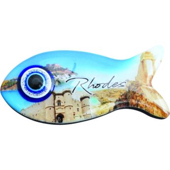 29927 ΜΑΓΝΗΤΑΚΙ ΨΑΡΑΚΙ RHODES -9Χ4ΕΚ -