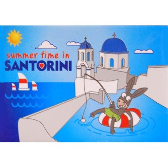 29474 ΜΑΓΝΗΤΑΚΙ ΕΚΚΛΗΣΙΑ SANTORINI -5Χ8ΕΚ-