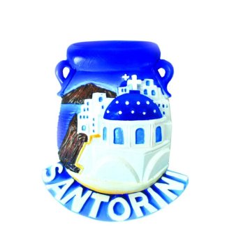 27960 ΜΑΓΝΗΤΑΚΙ ΚΑΝΑΤΑ ΜΕ ΕΚΚΛΗΣΙΑ SANTORINI -