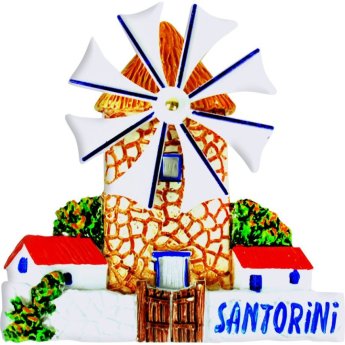 28193 ΜΑΓΝΗΤΑΚΙ ΜΕ ΑΝΕΜΟΜΥΛΟ SANTORINI -