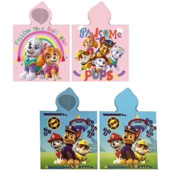42-3235 Πετσέτα Θαλάσσης Ποντσο Microfiber Paw Patrol 100x50cm