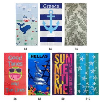 42-2134 Πετσέτα Θαλάσσης Τυπωμένη Microfiber 70x140cm   245gr