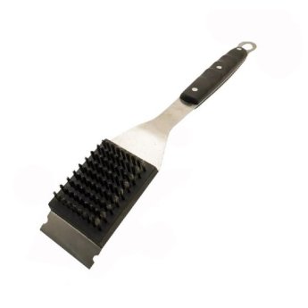 1390-12 ΒΟΥΡΤΣΑ ΚΑΘΑΡΙΣΜΟΥ ΓΙΑ BBQ ΜΕΤΑΛΛΙΚΗ ΜΕ ΠΛΑΣΤΙΚΗ 39.5X6CM