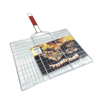 20557-25 ΣΧΑΡΑ ΨΗΣΙΜΑΤΟΣ BBQ ΜΕ ΞΥΛΙΝΗ ΛΑΒΗ 44Χ30Χ70CM