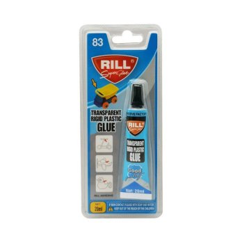 1287-02 RILL RIGIT PLASTIC GLUE ΚΟΛΛΑ ΠΛΑΣΤΙΚΩΝ 20ML