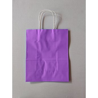 06503-purple ΣΑΚΟΥΛΑ ΧΑΡΤΙΝΗ 26x33x12cm. 12 ΤΕΜ. ΜΩΒ