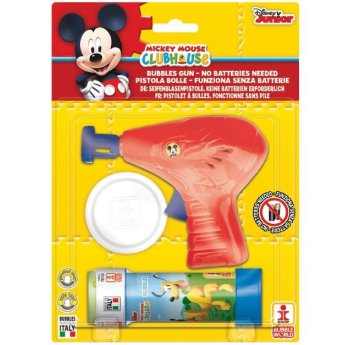 70603285 Μηχανικό πιστόλι με σαπουνόφουσκες Mickey