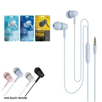30502108 Ακουστικά stereo earphone με βύσμα 3.5mm
