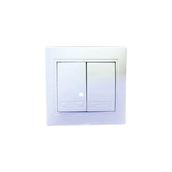 30601347 Διακόπτες φωτός τοίχου διπλός 10Α-250V